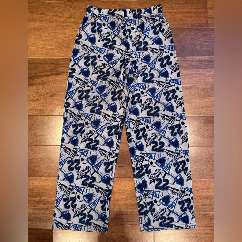ARIZONA Boy’s Blue and Gray Graphic Pajama Pants